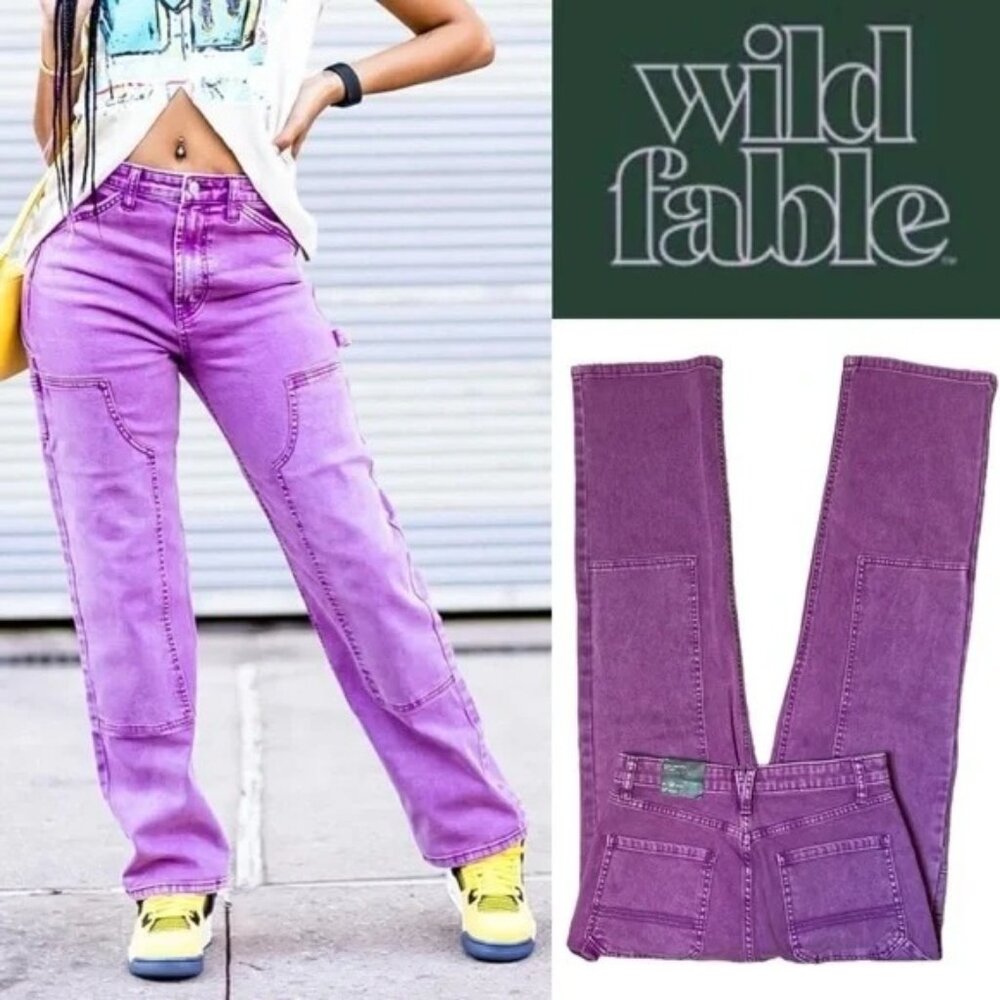 Wild Fable Lavender Straight Leg Jeans